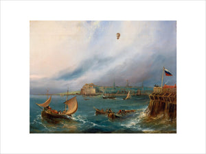 The first balloon crossing of the English Channel, 7 January 1785.