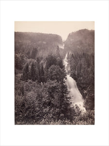 Giessbach Falls near Lake Brienz, Switzerland, c 1850-1900.
