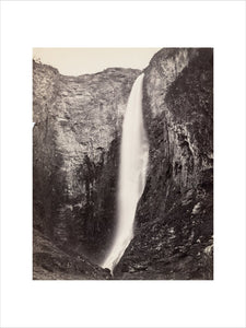Waterfall, Norway, c 1850-1900.