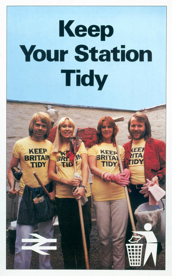 'Keep Your Station Tidy', BR poster, 1979.
