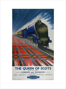 'The Queen of Scots', BR poster,1950s.