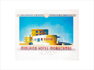 'Midland Hotel, Morecambe', LMS poster, 1933.