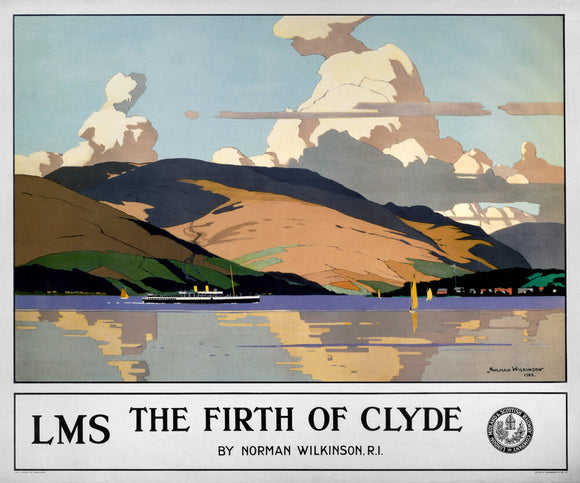'The Firth of Clyde', LMS poster, 1925.
