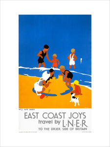 'East Coast Joys - No 3', LNER poster, 1932.