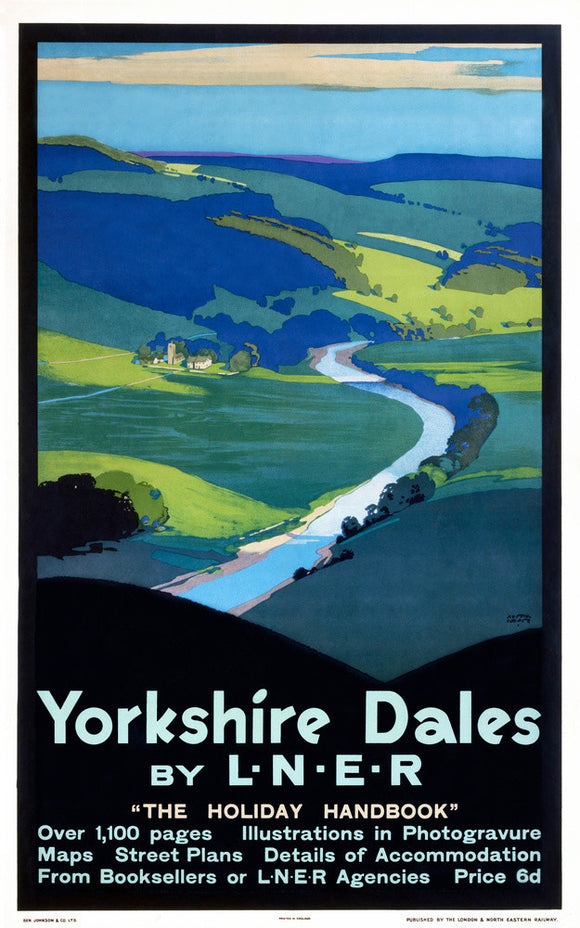 'Yorkshire Dales', LNER poster, 1923-1947.