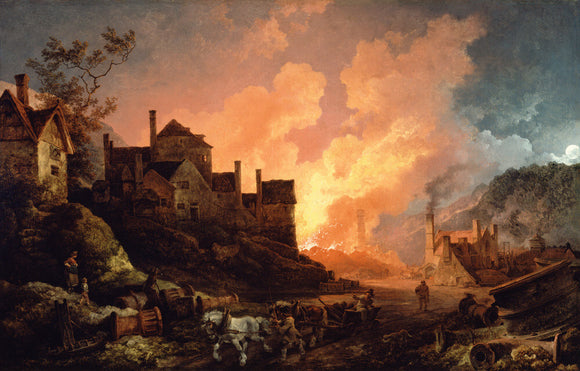 'Coalbrookdale by Night', 1801.