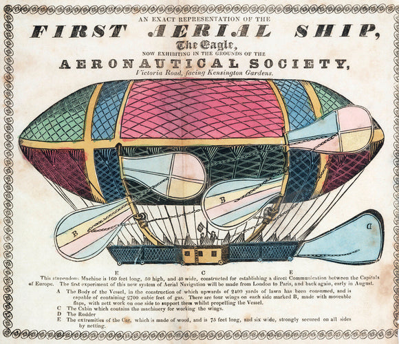 The 'Eagle', the 'First Aerial Ship', 1834.