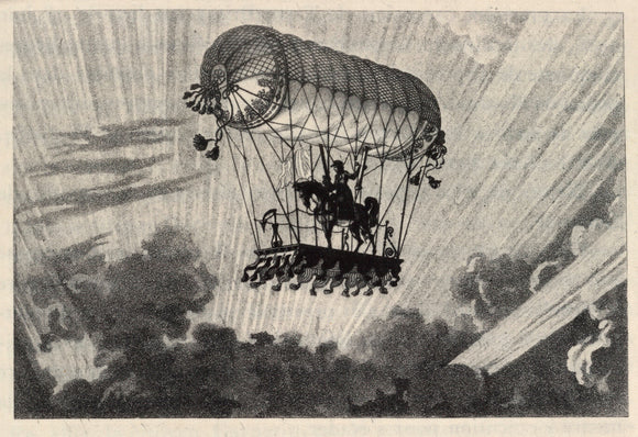 Testu Brisy's equestrian ascension, 1798.