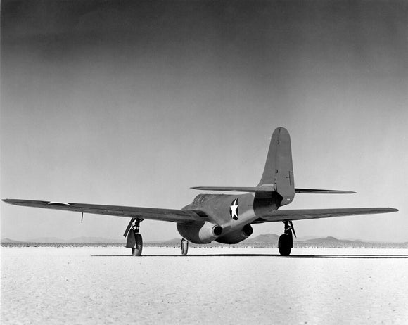 Bell XP-59A, Muroc Lake, California, c 1942.