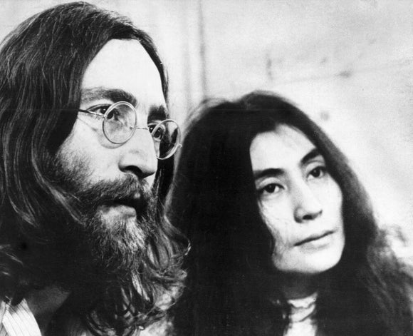 John Lennon and Yoko Ono, c 1970s.