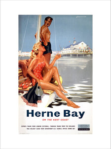 ‘Herne Bay’, BR (SR) poster, 1959.