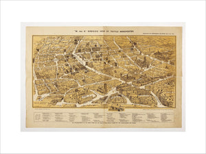 Textile map of Manchester