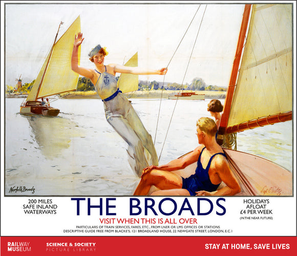 New Lockdown Travel Poster - The Broads