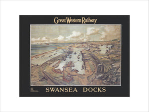 Great Western Railway, reproduction, Swansea Docks.