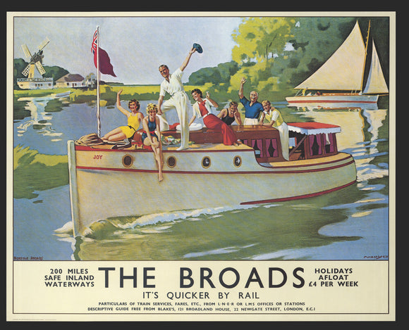 'The Broads', by Arthur Micheal, 1937.