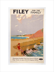 Filey for the Family', LNER poster, 1923-1947.