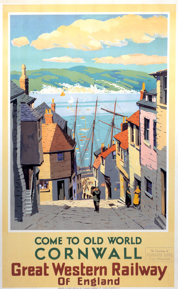Come to Old World Cornwall', GWR poster, 1931.
