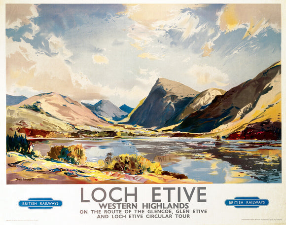 'Loch Etive, Western Highlands', BR(ScR) poster, 1948-1965.