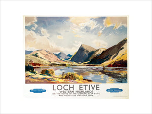 'Loch Etive, Western Highlands', BR(ScR) poster, 1948-1965.