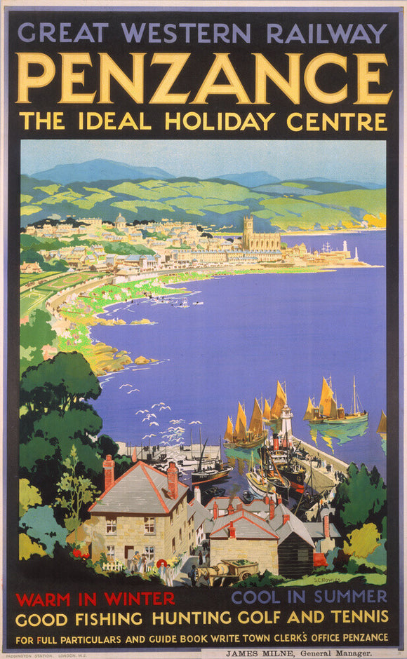 'Penzance', GWR poster, 1923-1947.