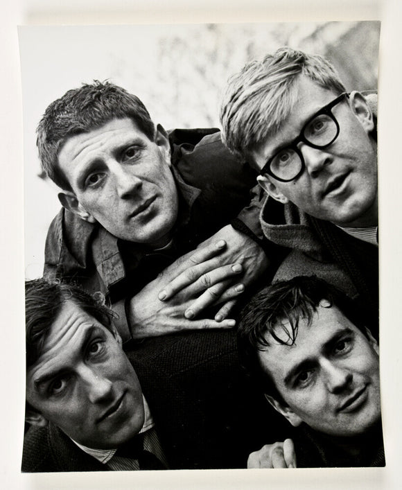 Beyond the fringe: Jonathan Miller, Peter Cook, Dudley Moore, Alan Bennett , 1961, Photograph by Lewis Morley,
