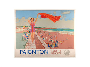 GWR Poster 'Paignton, South Devon' by Charles Pears 1938