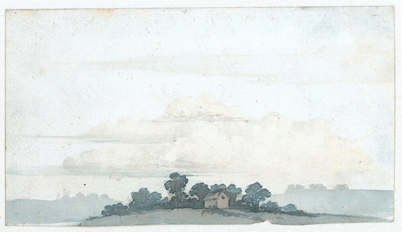 Cloud study by Luke Howard, c1803-1811: Cumulo-stratus