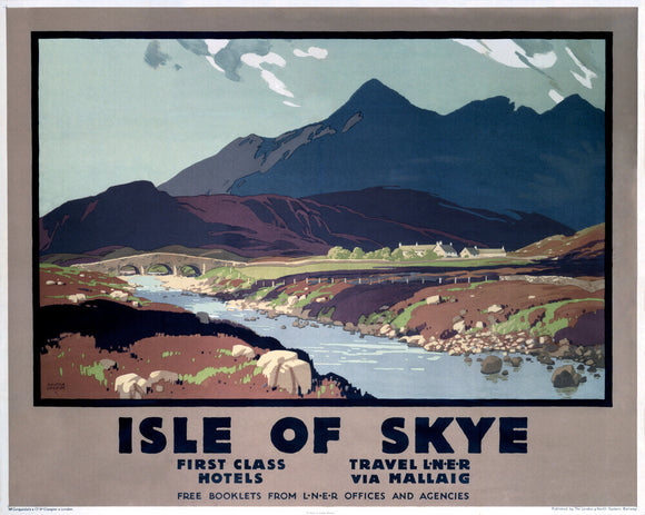 ‘Isle of Skye’, LNER poster, 1923-1947.