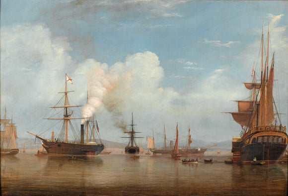Painting. Royal Mail Steamers, 1835-1845.