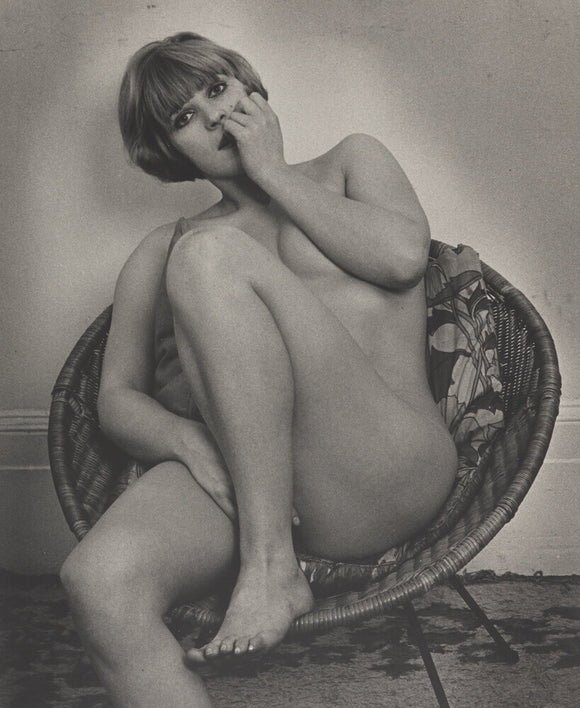 Photograph of Pauline Boty by Lewis Morley.