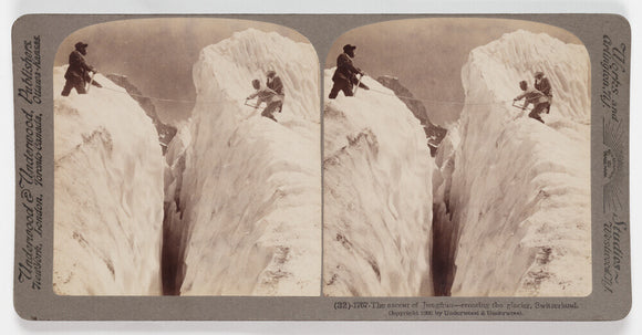 'Ascent of Jungfrau: crossing the glacier, Switzerland', 1905