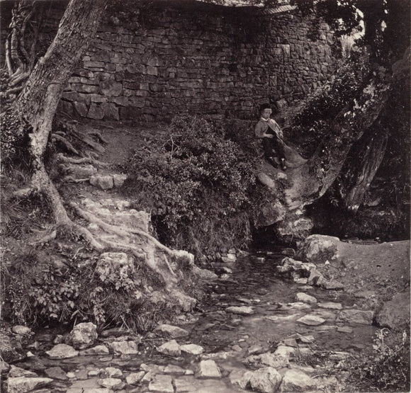 'Seven Springs, source of the Thames near Cheltenham', c 1850-1900.