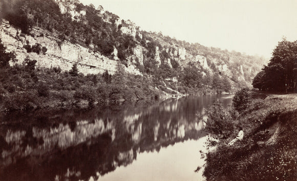 The River Wye, near Chepstow, Monmouthshire, Wales, c 1850-1900.