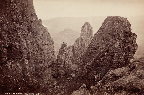 'Rocks at Quiraing, Skye', Isle of Skye, Scotland, c 1850-1900.