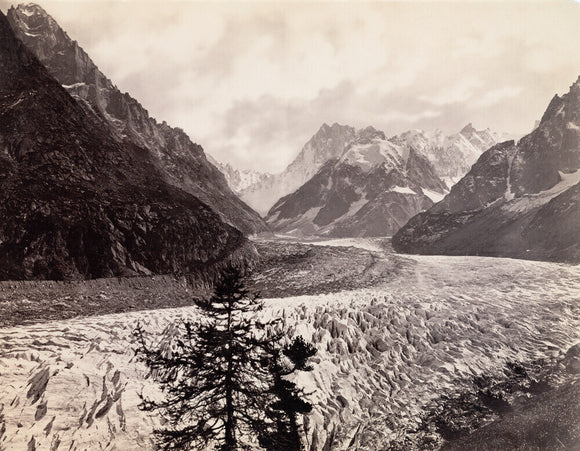 Mer de Glace, near Chamonix, Mont Blanc, France, c 1850-1900.