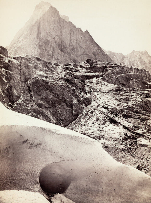 The Ice Cave in the Rosenlaui Glacier, Switzerland, c 1850-1900.