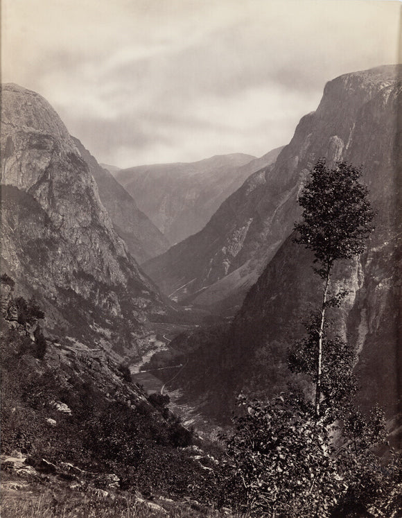 Mountain valley, Norway, c 1850-1900.