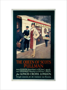 'The Queen of Scots Pullman', Pullman Company poster, c 1926