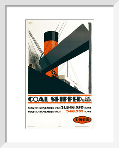 Poster, Coal Shipped on LNER