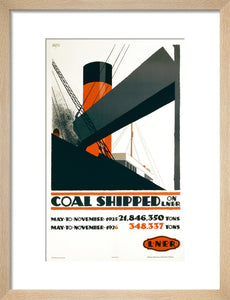 Poster, Coal Shipped on LNER