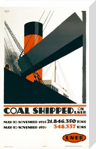 Poster, Coal Shipped on LNER