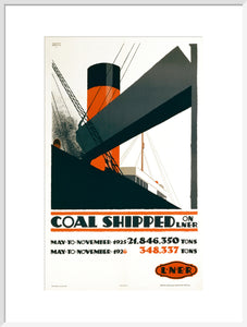 Poster, Coal Shipped on LNER