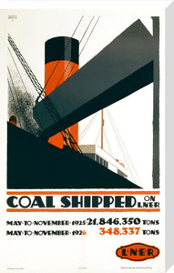Poster, Coal Shipped on LNER