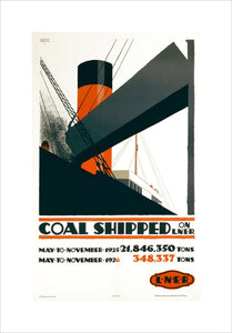 Poster, Coal Shipped on LNER