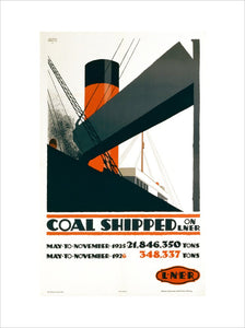 Poster, Coal Shipped on LNER