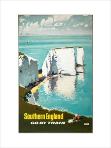 'Southern England, Go by Train', BR (SR) poster, 1960.
