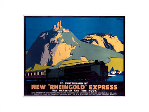 ‘New Rheingold Express’, LNER poster, 1935.