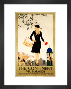 ‘The Continent via Harwich’, LNER poster, 1933.