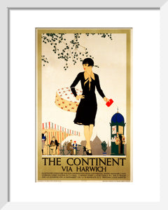 ‘The Continent via Harwich’, LNER poster, 1933.