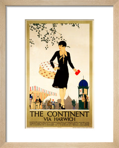 ‘The Continent via Harwich’, LNER poster, 1933.